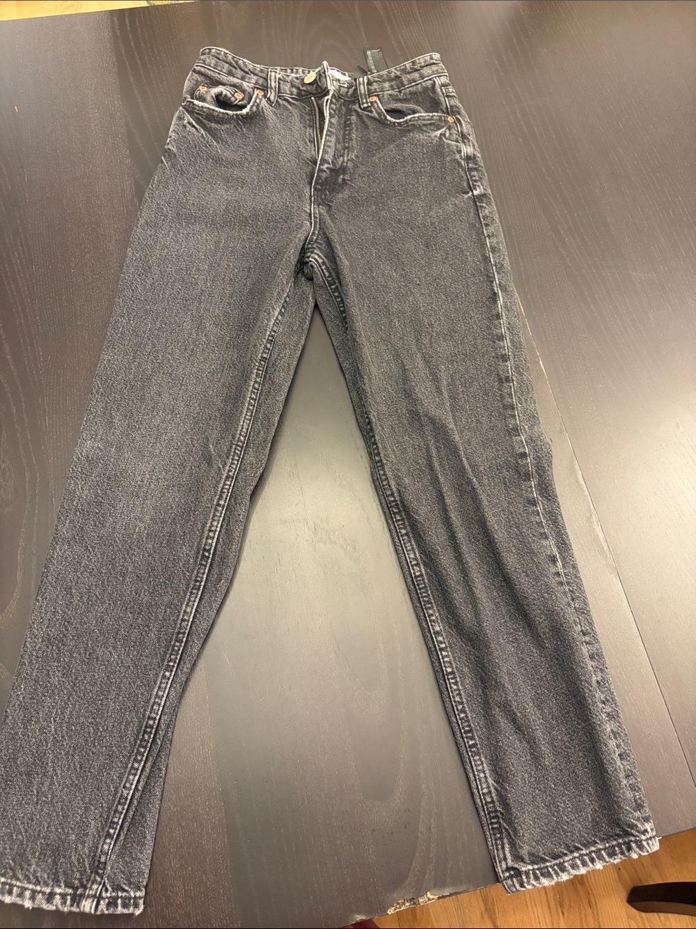 Dark Wash Zara Mom Jeans